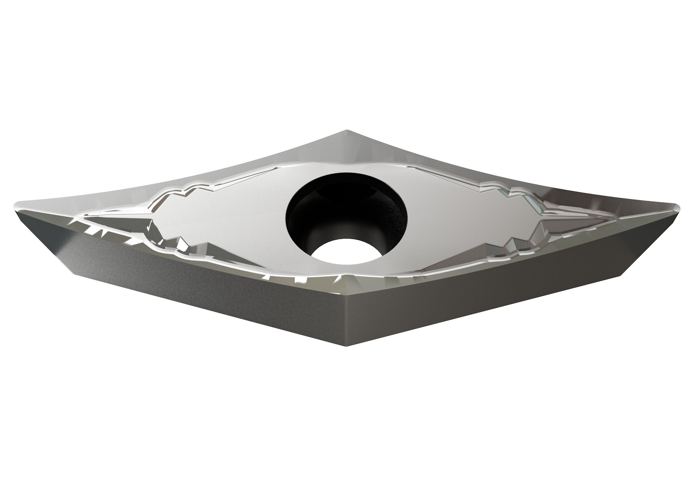 Picture of VCGT331AL YG10 YG-1 VCGT160404 AL YG10 35.0° Positive Carbide 0.0156 0.40mm Radius Finishing, Semi Finishing