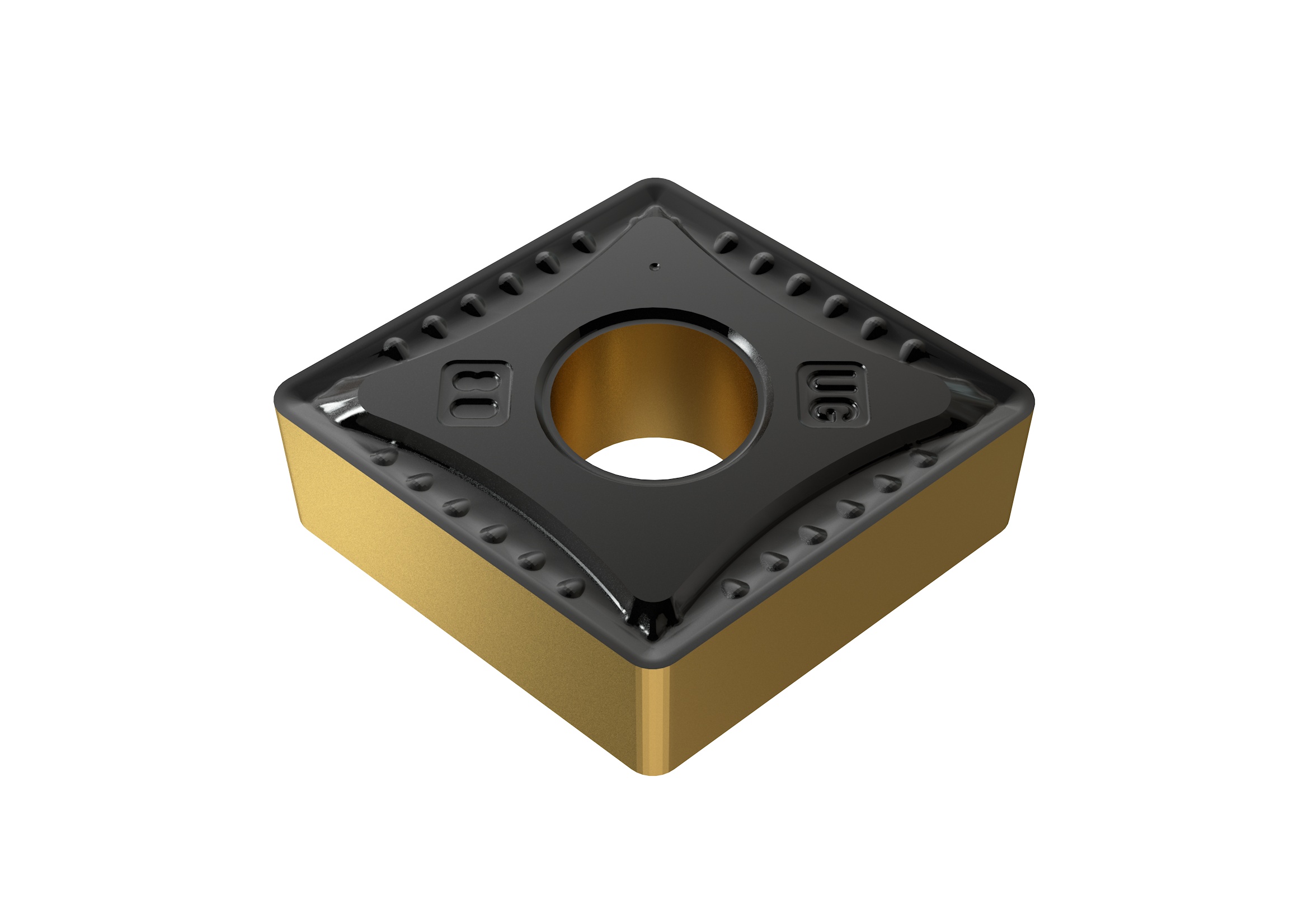 Picture of CNMG432UG YG3010 YG-1 CNMG120408-UG YG3010 80.0° Negative Carbide 0.0313 0.80mm Radius Medium, Semi Finishing