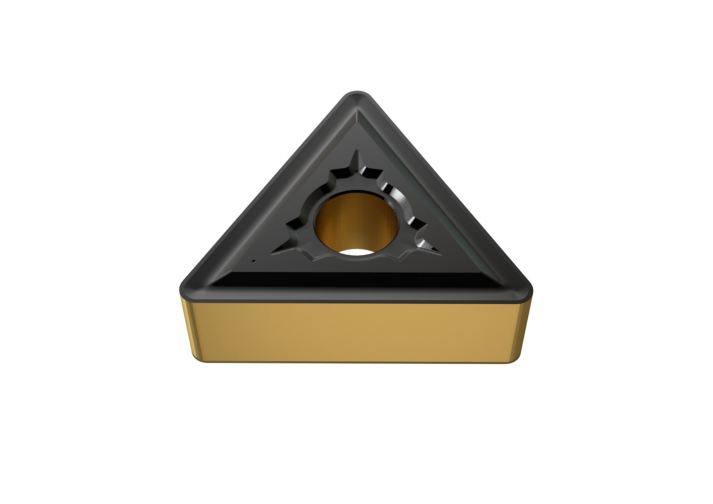 Picture of TNMG332UC YG3010 YG-1 TNMG160408UC YG3010 Triangle Negative Carbide 0.0313 0.80mm Radius Medium, Semi Finishing