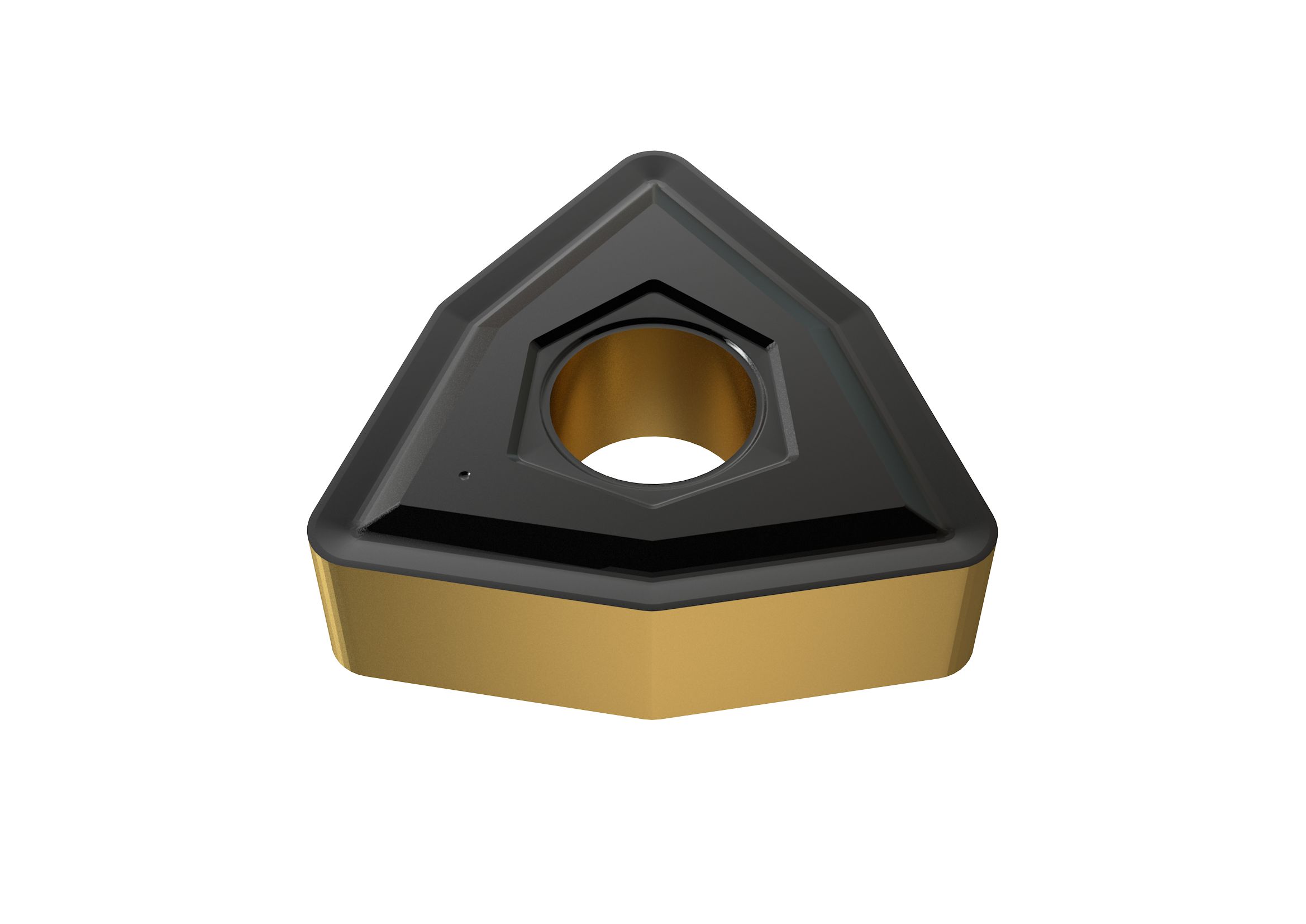 Picture of WNMG433UC YG3010 YG-1 WNMG080412 UC YG3010 Trigon Negative Carbide 0.0469 1.19mm Radius Medium, Semi Finishing