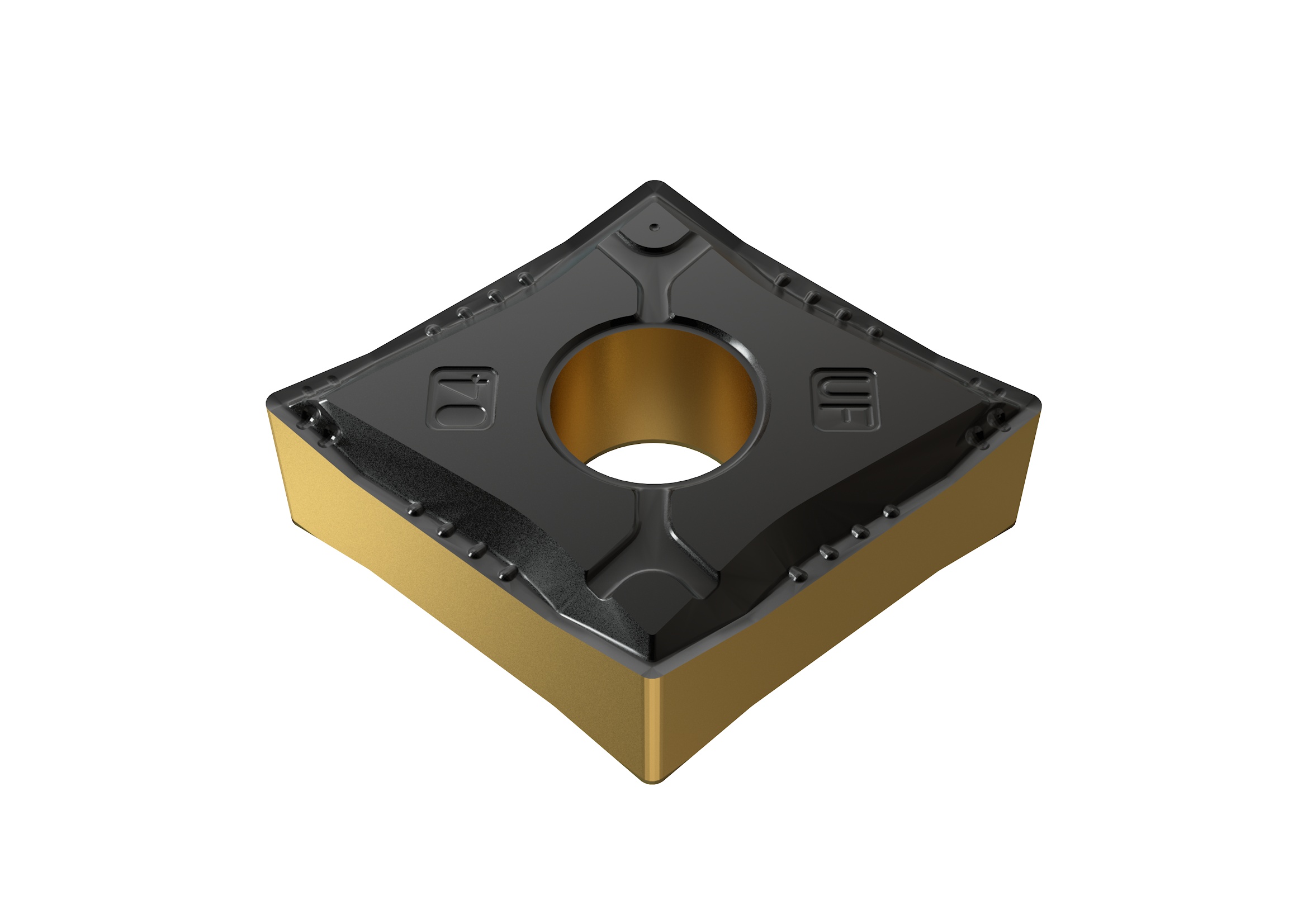 Picture of CNMG431UF YG3010 YG-1 CNMG120404-UF YG3010 80.0° Negative Carbide 0.0156 0.40mm Radius Finishing, Semi Finishing