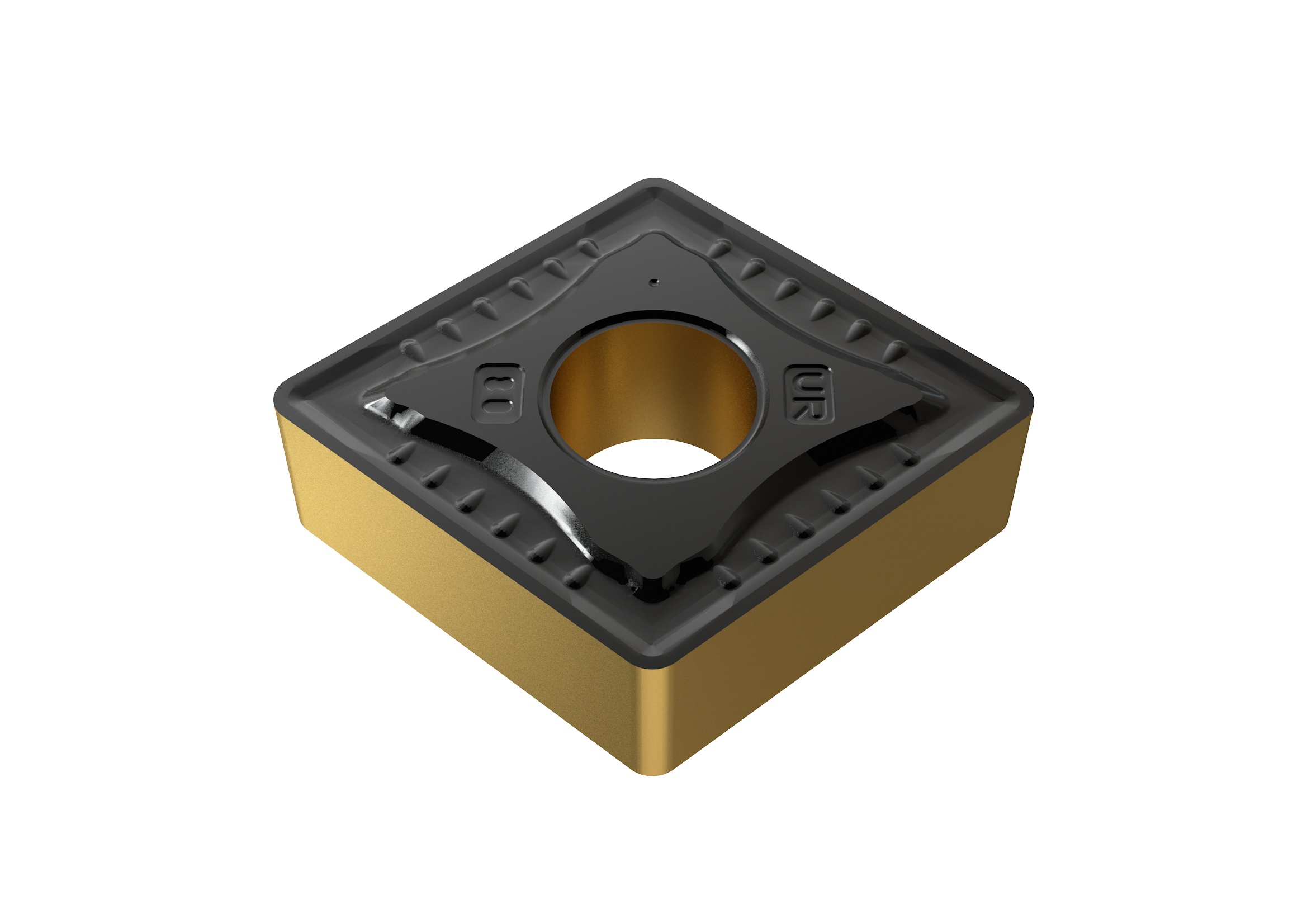 Picture of CNMG432UR YG3010 YG-1 CNMG120408-UR YG3010 80.0° Negative Carbide 0.0313 0.80mm Radius Medium, Semi Finishing