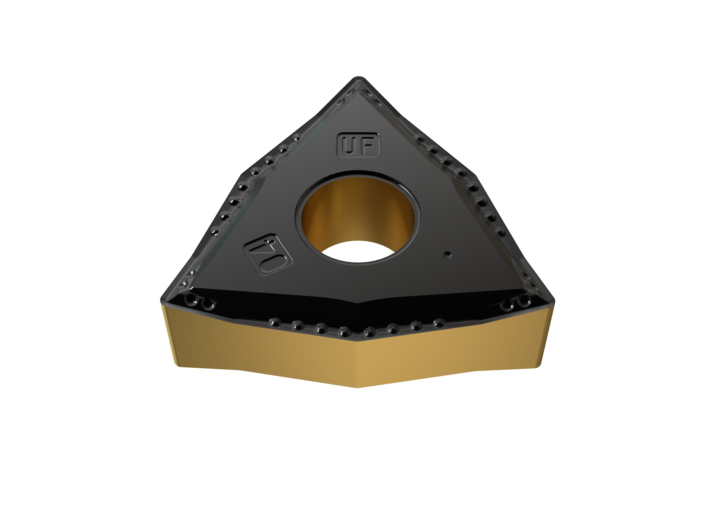 Picture of WNMG431UF YG3020 YG-1 WNMG080404 UF YG3020 Trigon Negative Carbide 0.0156 0.40mm Radius Finishing, Semi Finishing