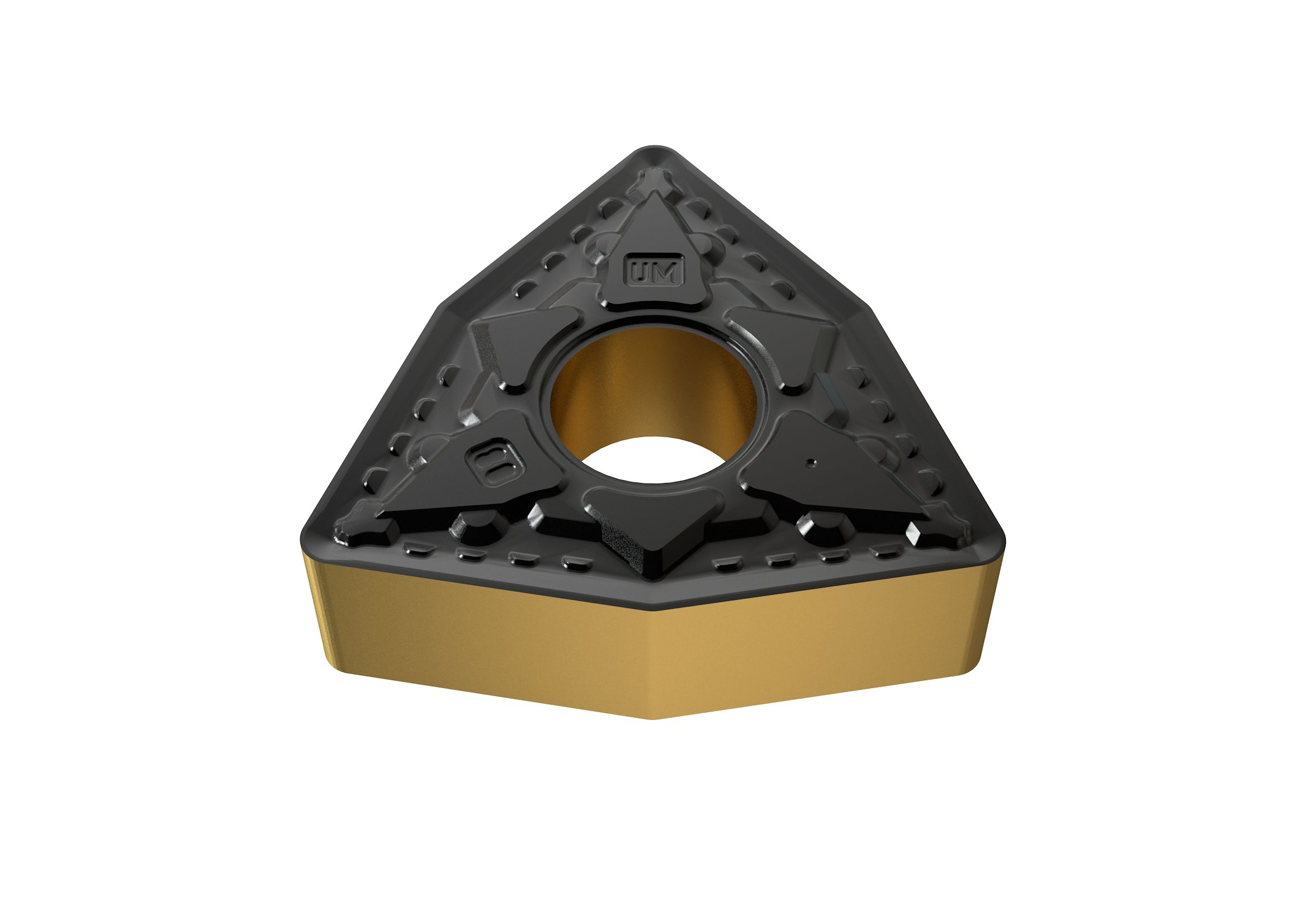 Picture of WNMG432UM YG3030 YG-1 WNMG080408 UM YG3030 Trigon Negative Carbide 0.0313 0.80mm Radius Medium, Semi Finishing