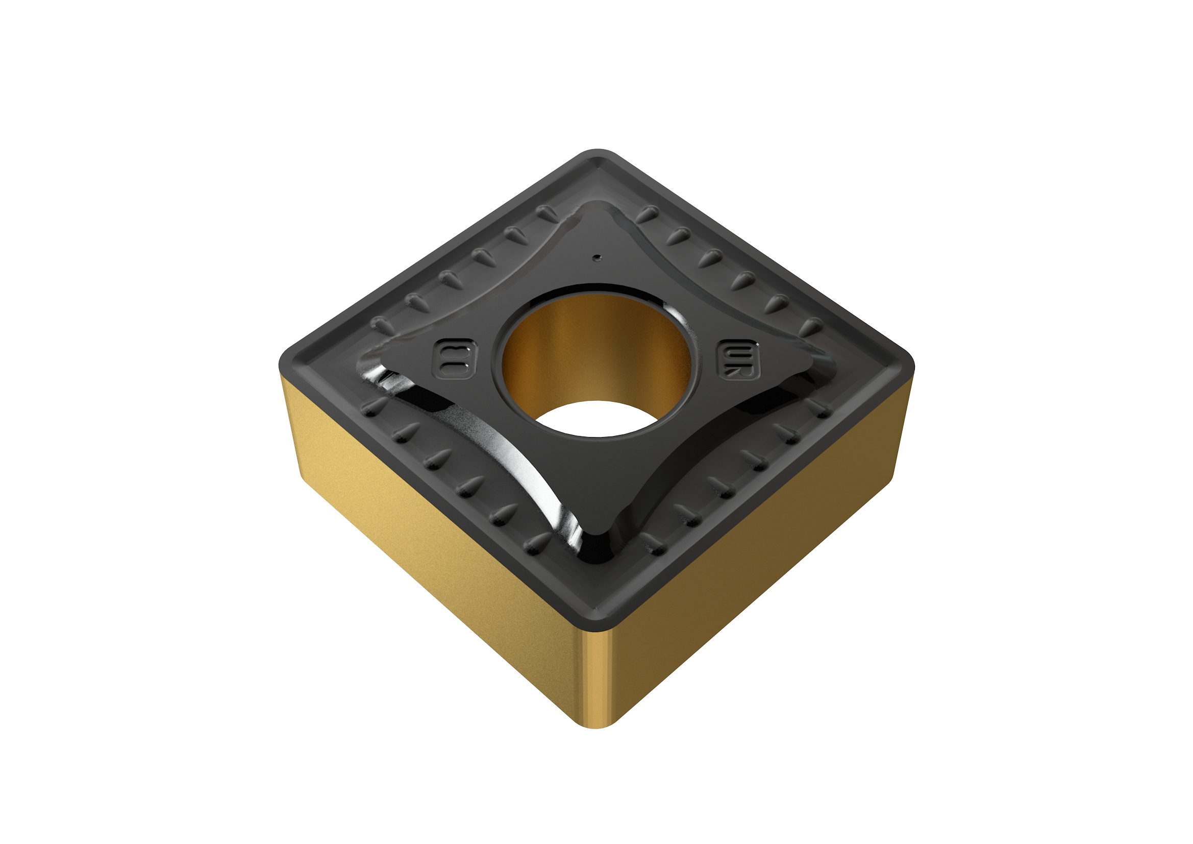 Picture of SNMG432UR YG3030 YG-1 SNMG120408-UR YG3030 Square Negative Carbide 0.0313 0.80mm Radius Roughing, Medium