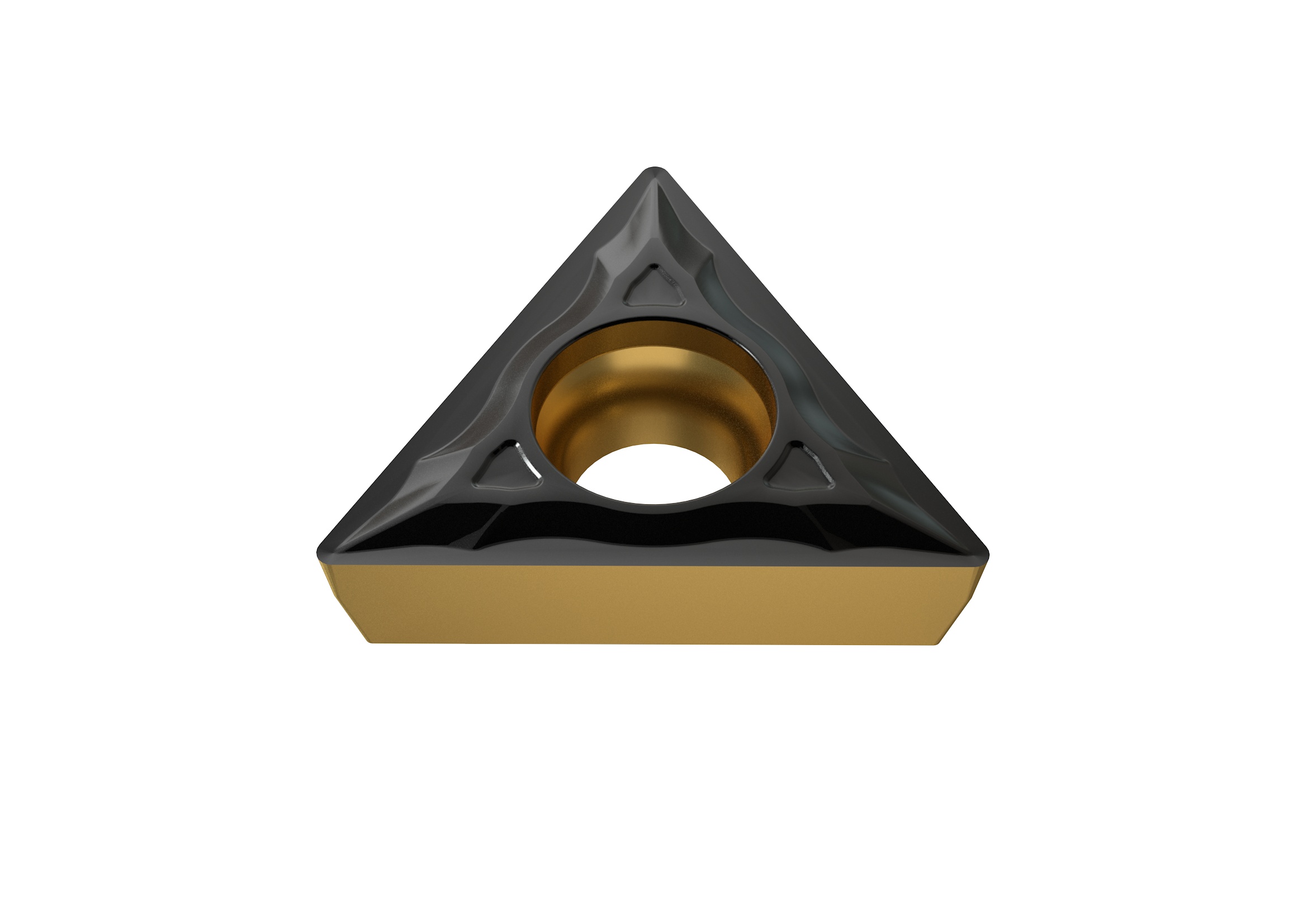 Picture of TCMT32.51UF YG3010 YG-1 TCMT16T304 UF YG3010 Triangle Positive Carbide 0.0781 1.98mm Radius Finishing, Semi Finishing