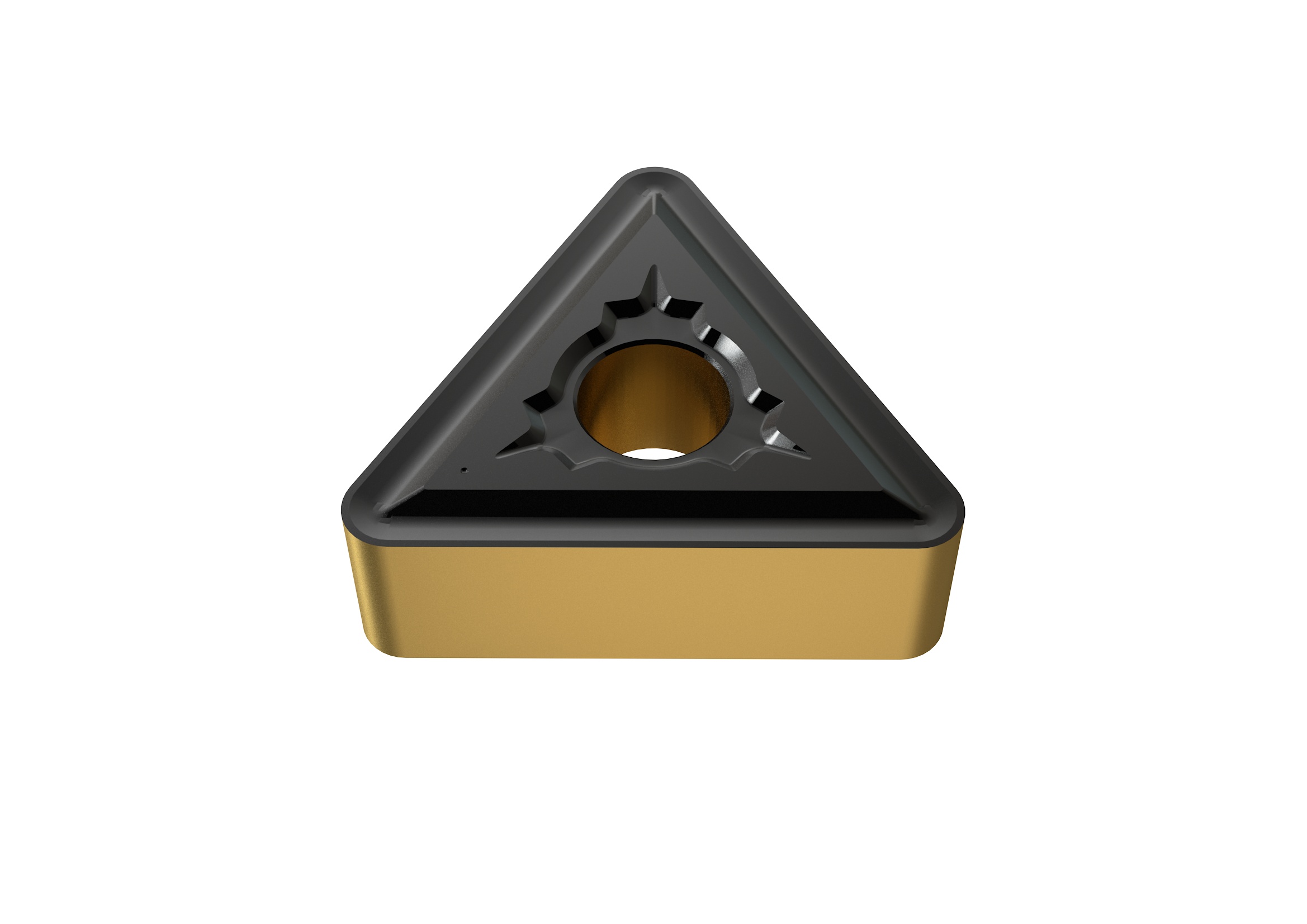 Picture of TNMG333UR YG3010 YG-1 TNMG160412UC YG3010 Triangle Negative Carbide 0.0469 1.19mm Radius Medium, Semi Finishing