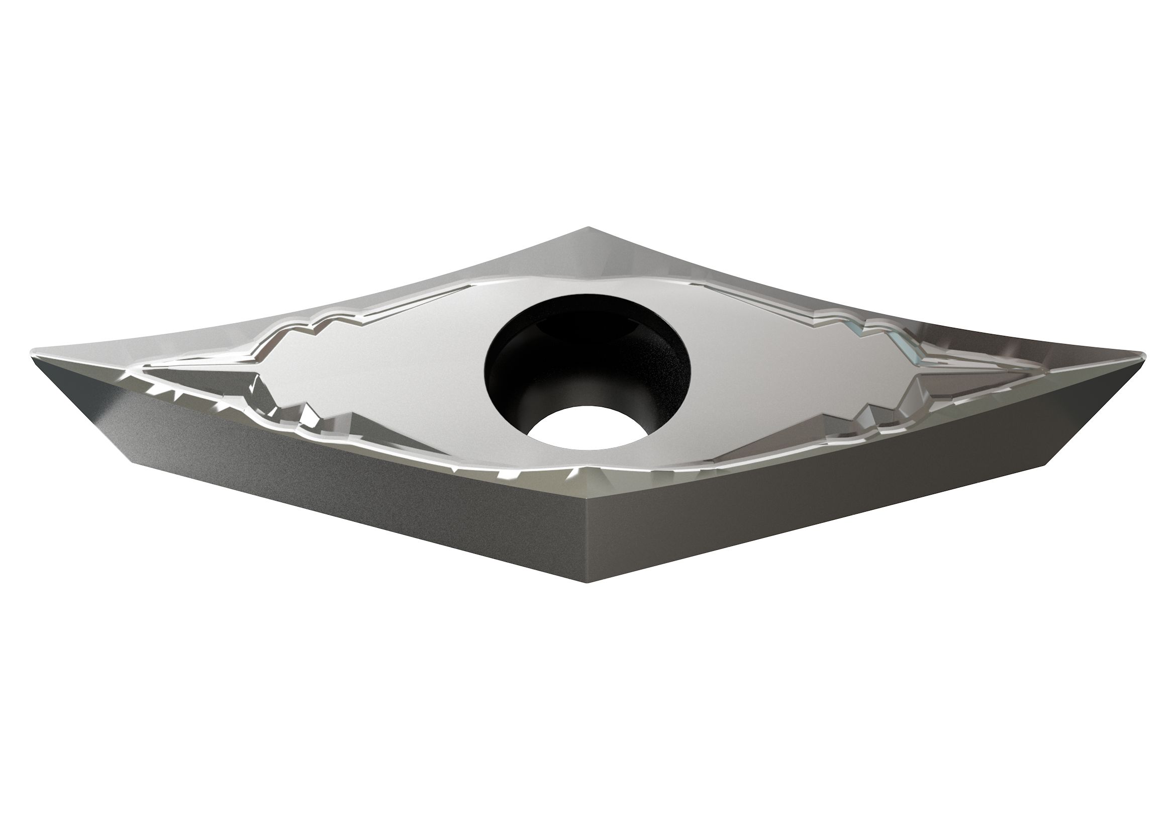 Picture of VCGT3305AL YG10 YG-1 VCGT160402 AL YG10 35.0° Positive Carbide 0.0040 0.10mm Radius Finishing, Semi Finishing