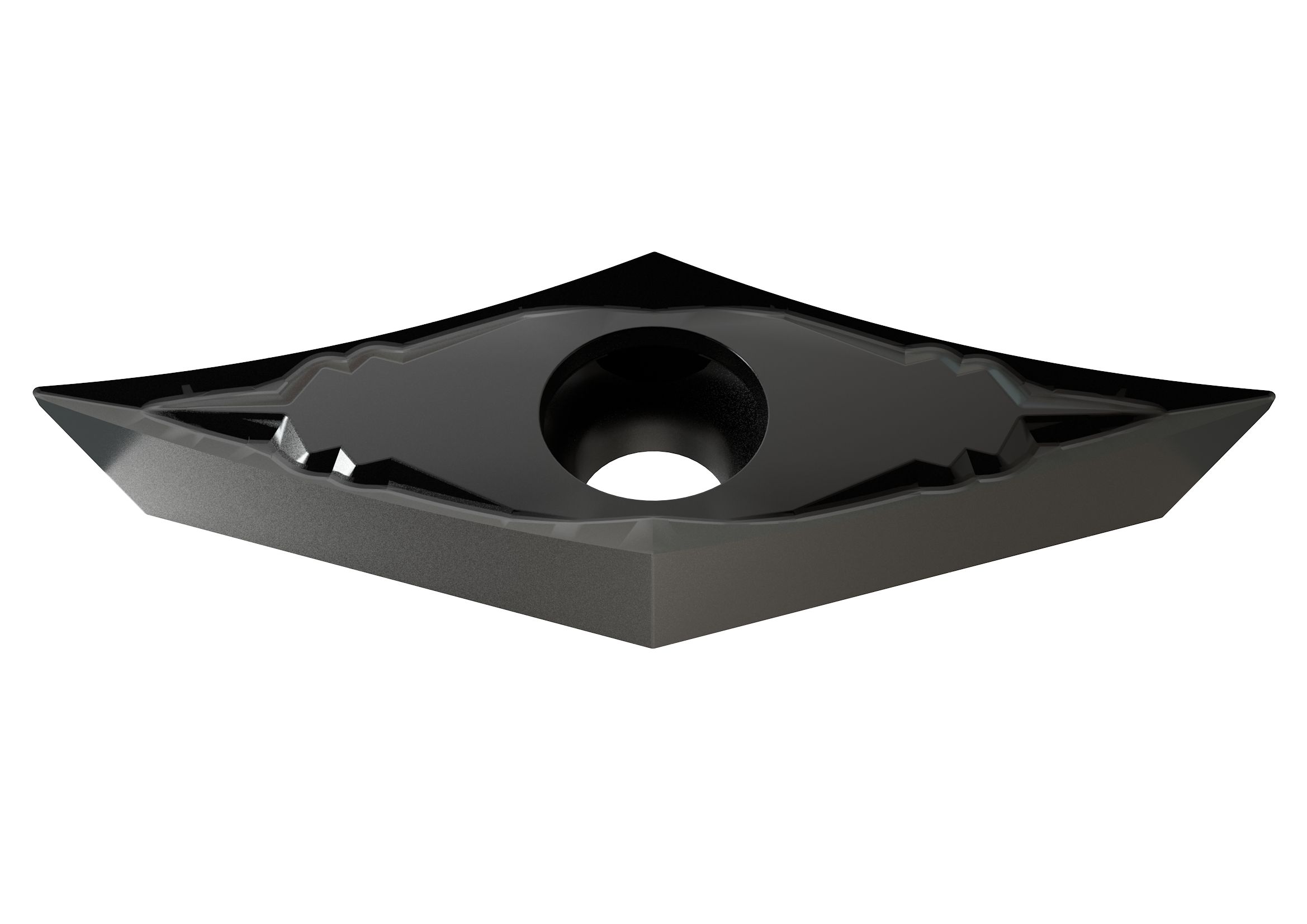 Picture of VCGT3305AL YG100 YG-1 VCGT160402 AL YG100 35.0° Positive Carbide 0.0040 0.10mm Radius Finishing, Semi Finishing