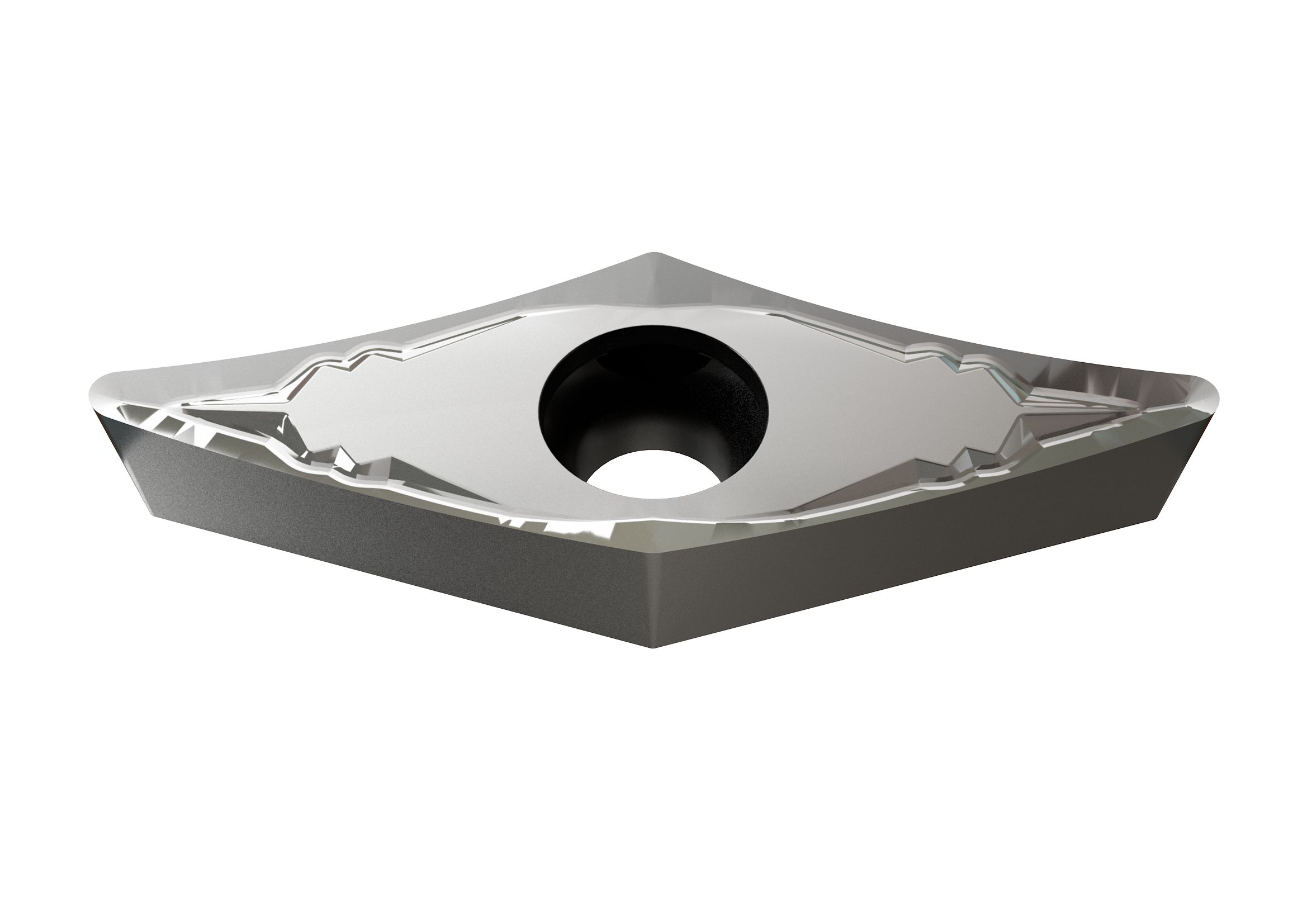 Picture of VCGT332AL YG10 YG-1 VCGT160408 AL YG10 35.0° Positive Carbide 0.0313 0.80mm Radius Finishing, Semi Finishing