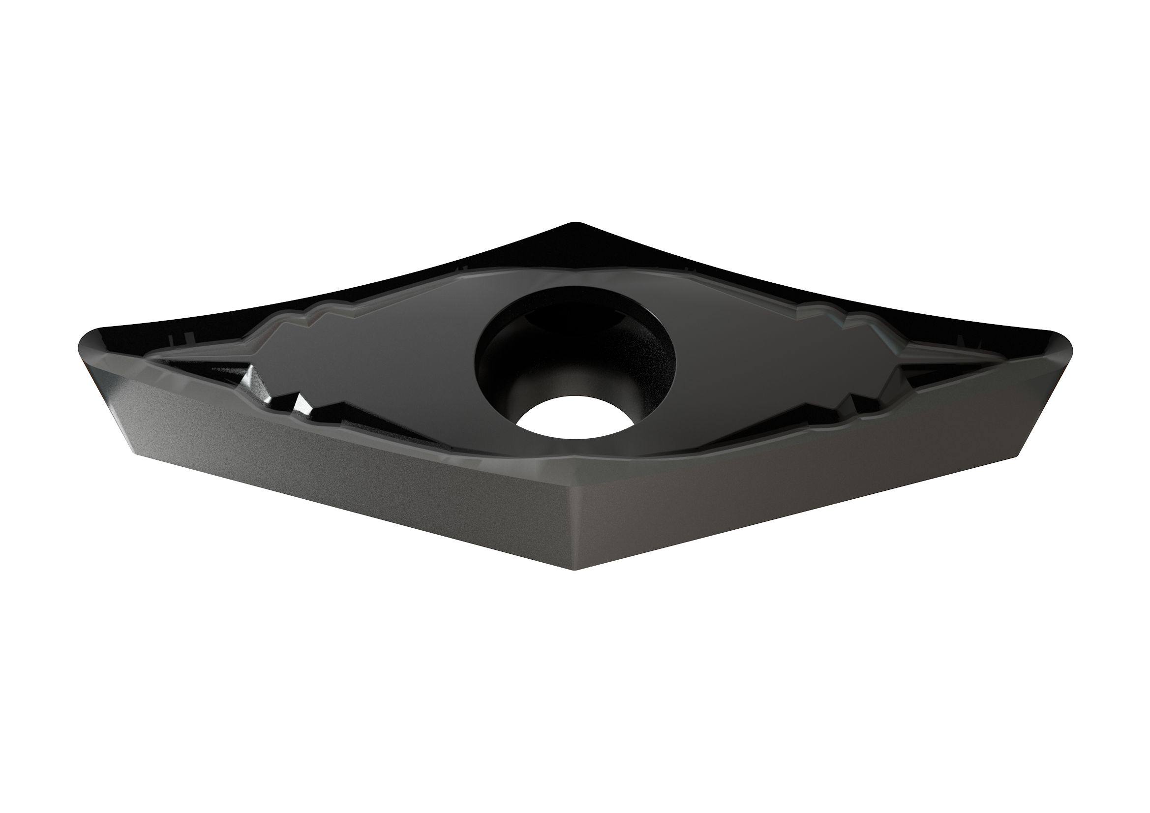 Picture of VCGT332AL YG100 YG-1 VCGT160408 AL YG100 35.0° Positive Carbide 0.0313 0.80mm Radius Finishing, Semi Finishing