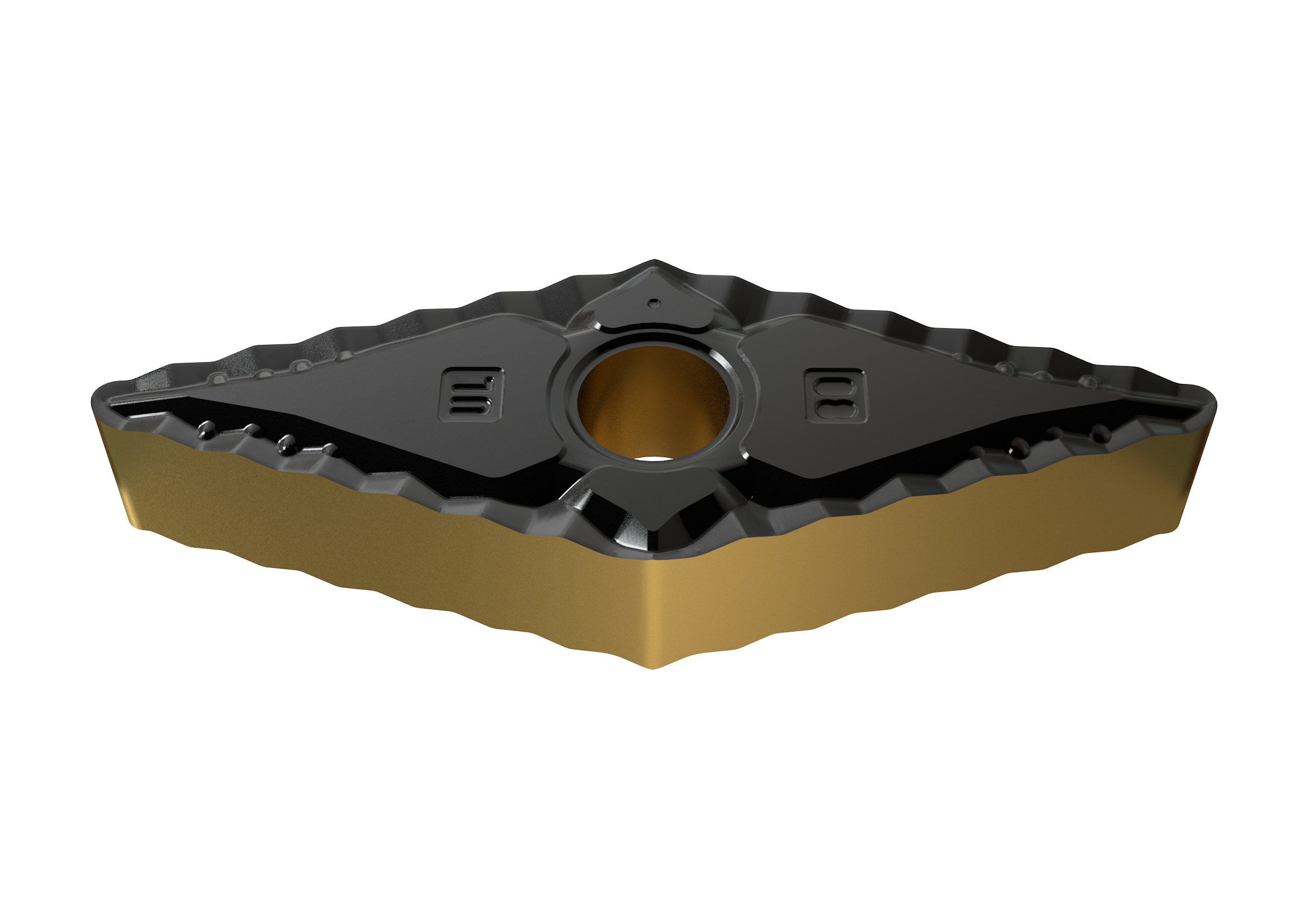 Picture of VNMG332UL YG3010 YG-1 VNMG160408 UL YG3010 35.0° Negative Carbide 0.0313 0.80mm Radius Medium, Semi Finishing