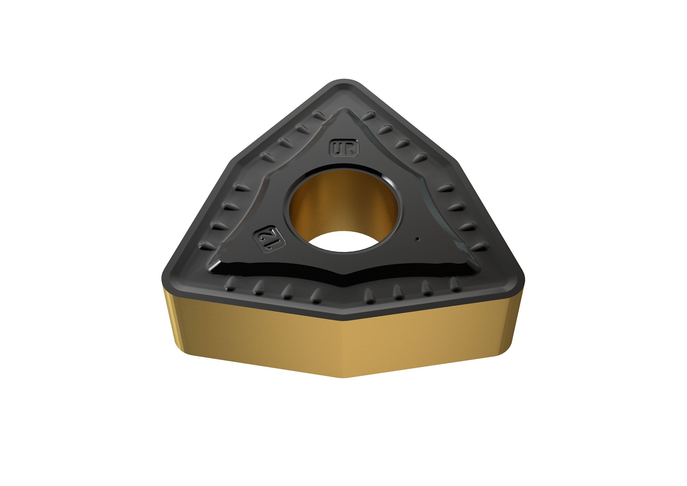 Picture of WNMG433UR YG3030 YG-1 WNMG080412 UR YG3030 Trigon Negative Carbide 0.0469 1.19mm Radius Roughing, Medium