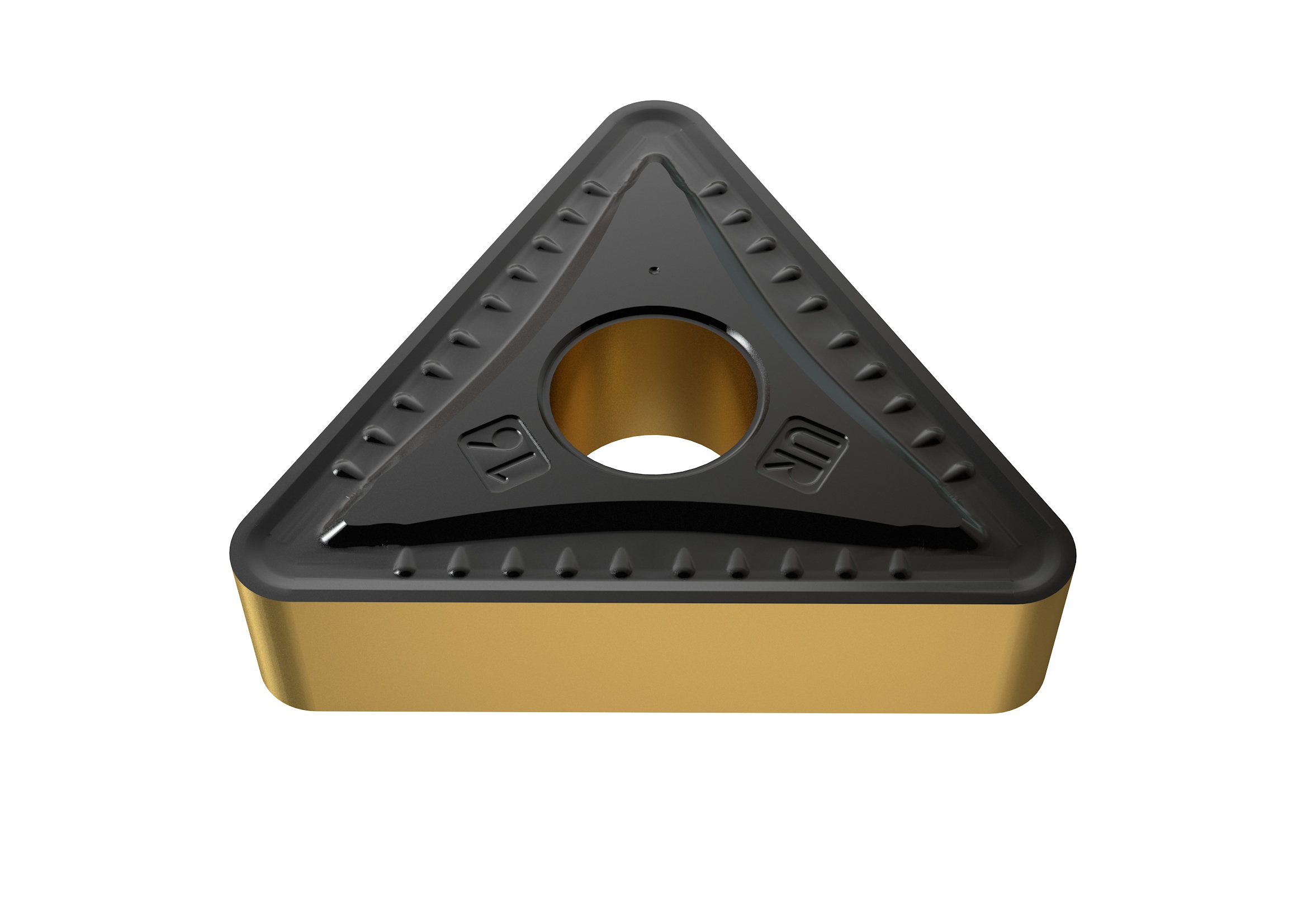 Picture of TNMG434UR YG1001 YG-1 TNMG220416UR YG1001 Triangle Negative Carbide 0.0625 1.59mm Radius Roughing, Medium