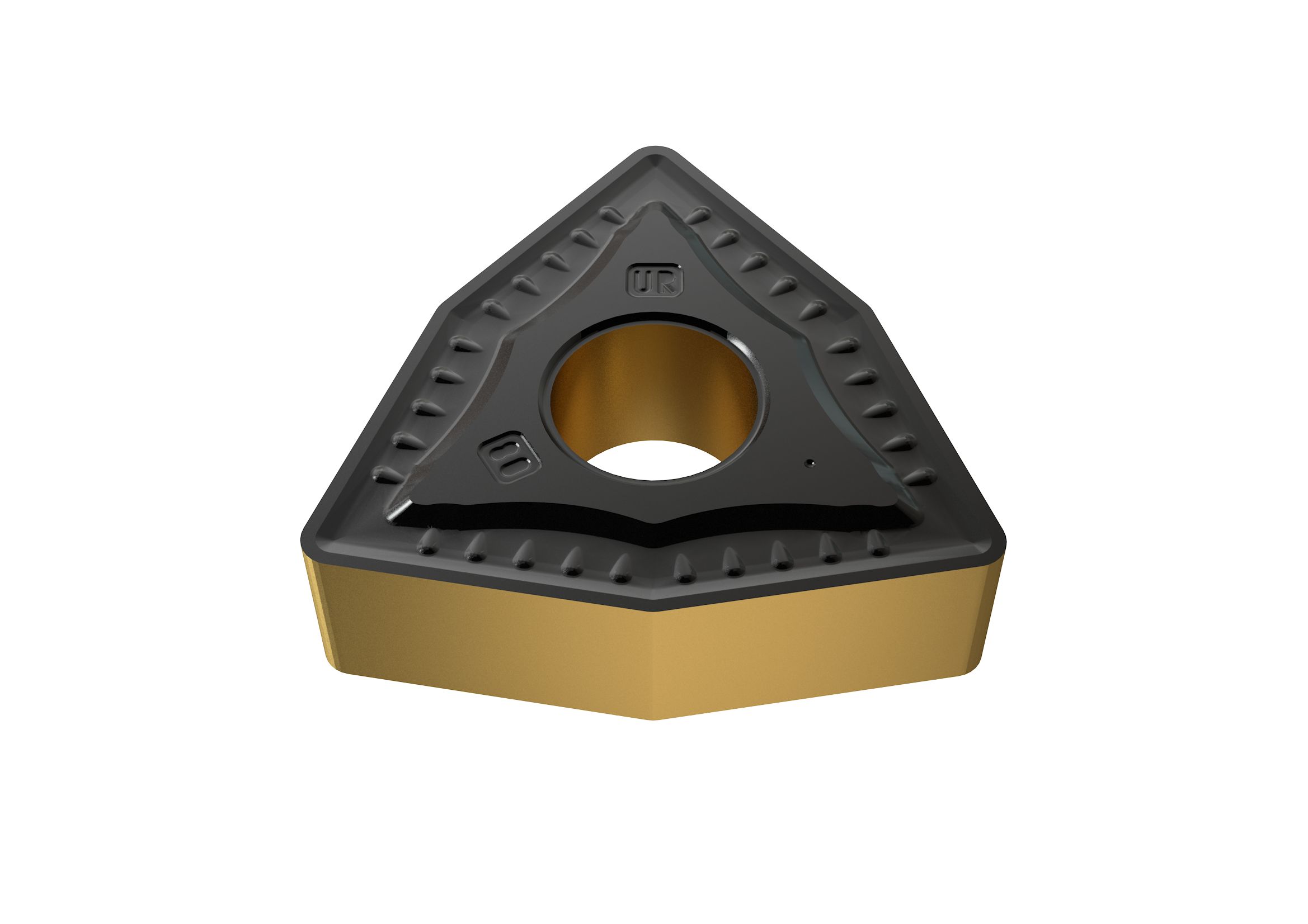 Picture of WNMG432UR YG3030 YG-1 WNMG080408 UR YG3030 Trigon Negative Carbide 0.0313 0.80mm Radius Roughing, Medium