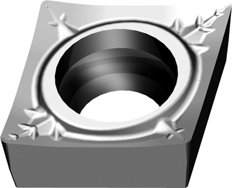 Picture of CCGX 060204 LH YD101 ZCC CCGX 21.51LH YD101 80.0° Positive Finishing, Semi Finishing
