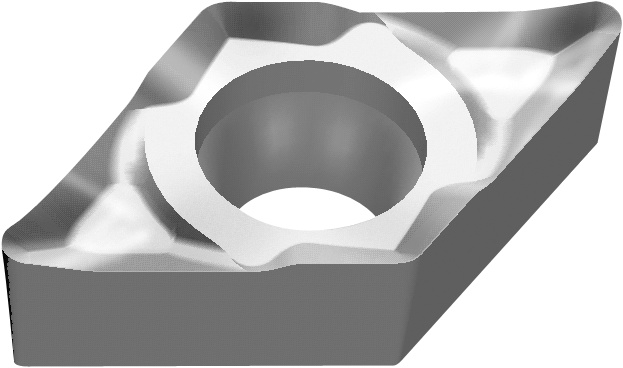 Picture of DCGX 11T302 LH YD101 ZCC DCGX 32.50LH YD101 55.0° Positive Finishing, Semi Finishing