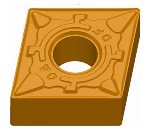 Picture of CNMG 120404DF YBC251 ZCC CNMG 431DF YBC251 80.0° Negative Medium, Semi Finishing