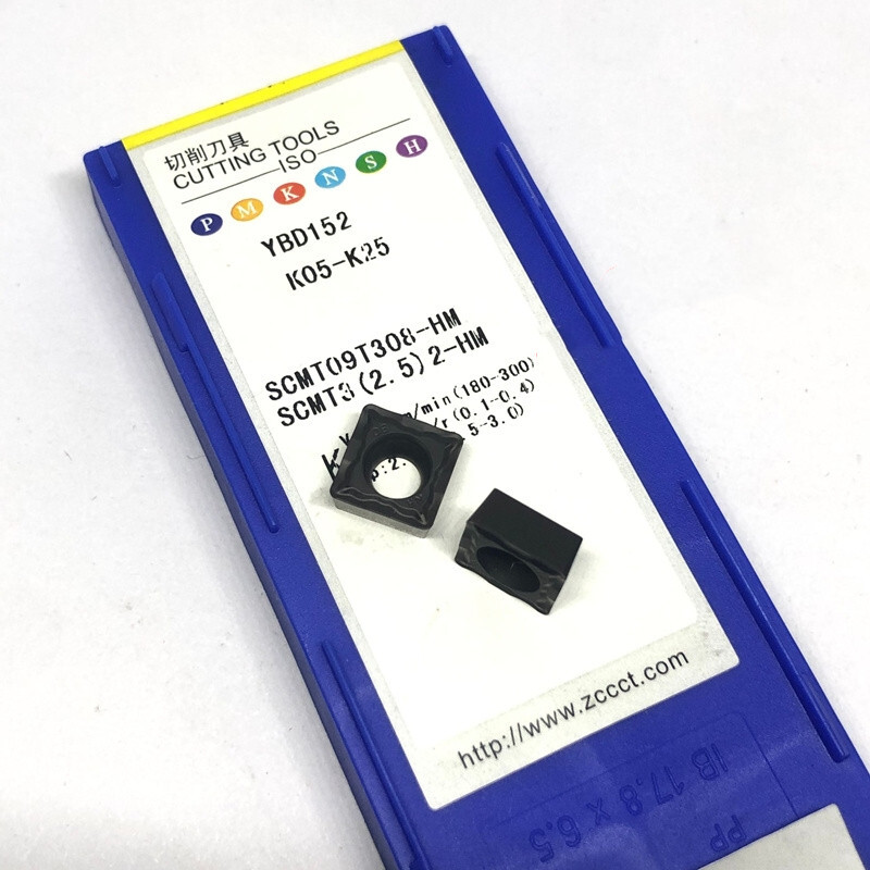 Picture of SCMT 09T308 HR YBD152 ZCC SCMT 32.52HR YBD152 Square Positive Finishing, Semi Finishing