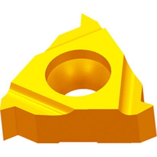 Picture of ZCC RT16.01N-A60 YBG201 Insert Sandvik Partial Profile TiN 16.00TPI - 48.00TPI 1.59mm - 0.53mm 60.0°