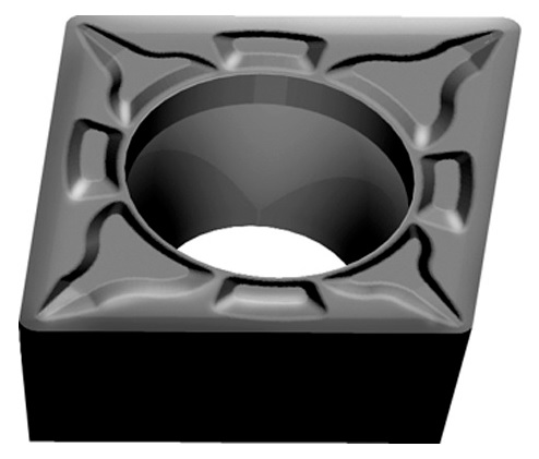 Picture of CCMT 09T304EF YBG202 ZCC CCMT 32.51EF YBG202 80.0° Positive Medium, Semi Finishing