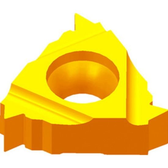 Picture of ZCC RT16.01N-27NPTF YBG201 Insert Sandvik Full Profile TiN 27.00TPI NPTF