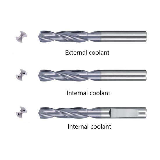 Picture of ZCC 1538SU08C-0670 KDG303 0.2638 Dia Carbide Coolant Drill