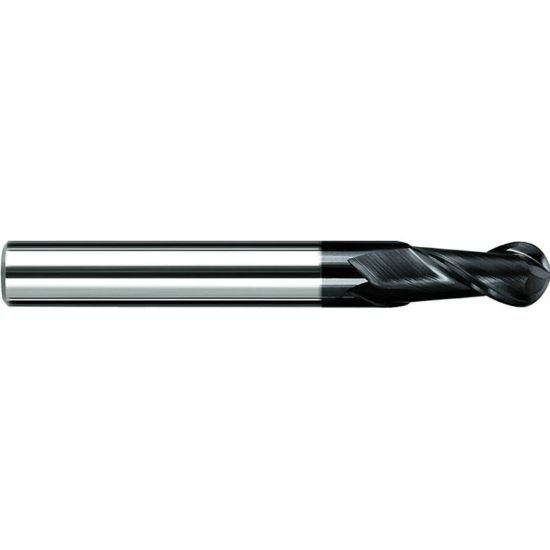 Picture of ZCC HM-2B-R6.0 KMG5515 Dia 12mm SH 0.4724 LOC 0.9449 OAL2.9528 End Mill Standard Flute Variable Helix Carbide TiAlN Single End Ball NoseBall