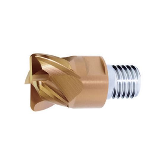 Picture of ZCC Q08-HMX-4R-1/2"R080 Dia 1/2 SH T08 LOC 0.2760 OAL0.6700End Mill,Replacable Head Standard Flute Variable Helix Carbide TiAlN Single End Corner Radius0.0800 2.03mm Z-PERFECT