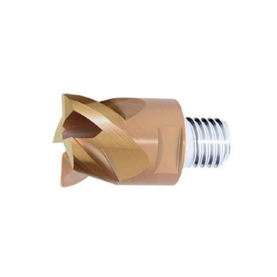 Picture of ZCC Q10-HMX-4E-5/8 Dia 5/8 SH T10 LOC 0.3540 OAL0.8460End Mill,Replacable Head Standard Flute Standard Helix Carbide TiAlN Single End 45.0° Chamfer Z-PERFECT