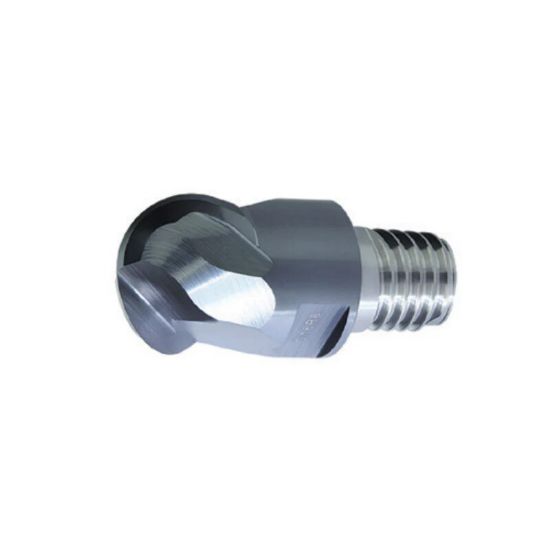 Picture of ZCC Q08-PM-2B-1-1/4 Dia 1-1/4 SH T08 LOC 0.6690 OAL1.4170End Mill,Replacable Head Standard Flute Standard Helix Carbide TiAlN Single End Ball NoseBall Z-PERFECT