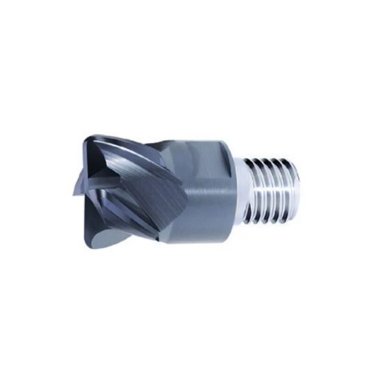 Picture of ZCC Q08-PM-4R-1/2"R080 Dia 1/2 SH T08 LOC 0.2760 OAL0.6700End Mill,Replacable Head Standard Flute Variable Helix Carbide TiAlN Single End Corner Radius0.0800 2.03mm Z-PERFECT